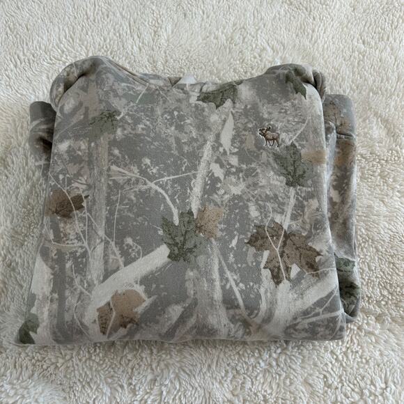 Abercrombie & Fitch Boys Light Wash Camo Hoodie Pullover Size 17-18 - Picture 1 of 8